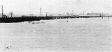 Puke Bridge - River in flood - Thursday, 20 May 1954